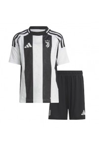 Fotbalové Dres Juventus Dětské Domácí Oblečení 2024-25 Krátký Rukáv (+ trenýrky)